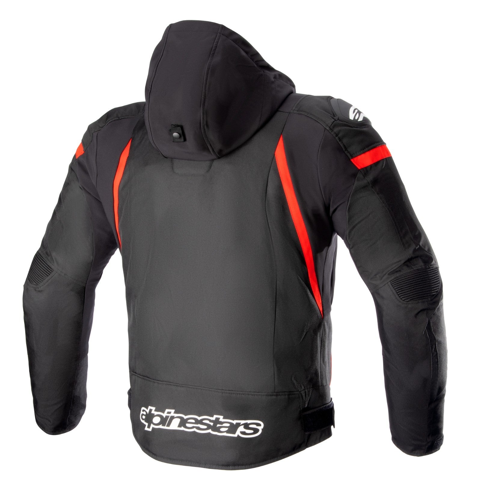 Alpinestars Zaca Waterproof Motorcycle Motorbike Softshel Jacket Black Red White