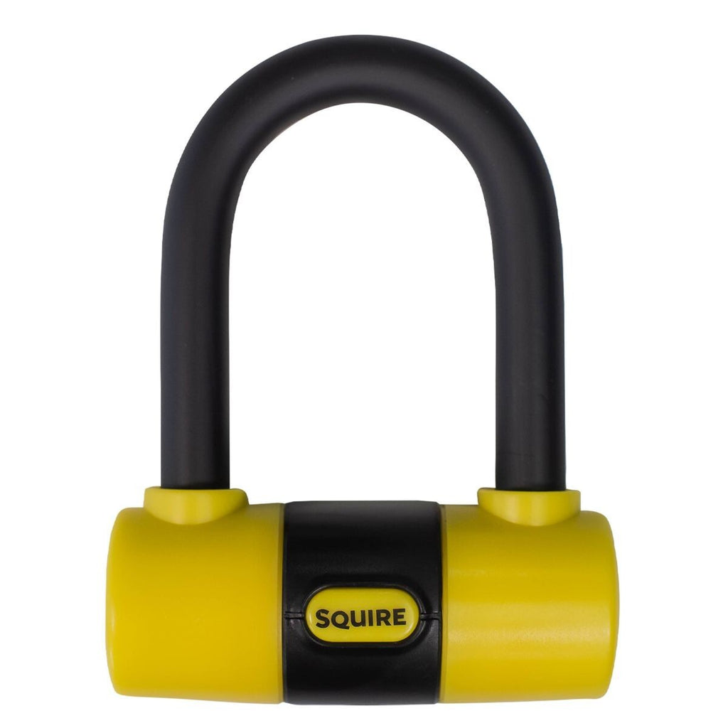 Squire Matterhorn Motorcycle Disc Lock 13mm With Reminder Cable Sold Secure Gold