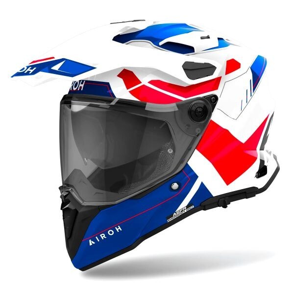 New Motorcycle Motorbike Airoh Commander 2 Visor Mirror Silver Pinlock Ready