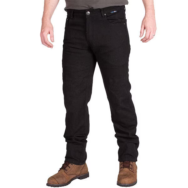 Route One Holborn Single Layer CE AA Motorcycle Motorbike Jeans - Black