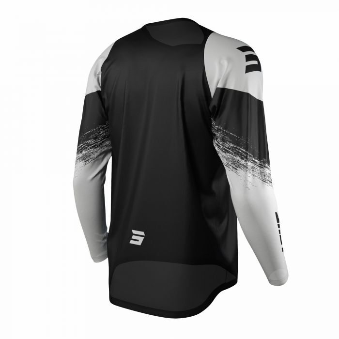 Shot Burst Jersey Motocross MX Off Road Jersey Black White