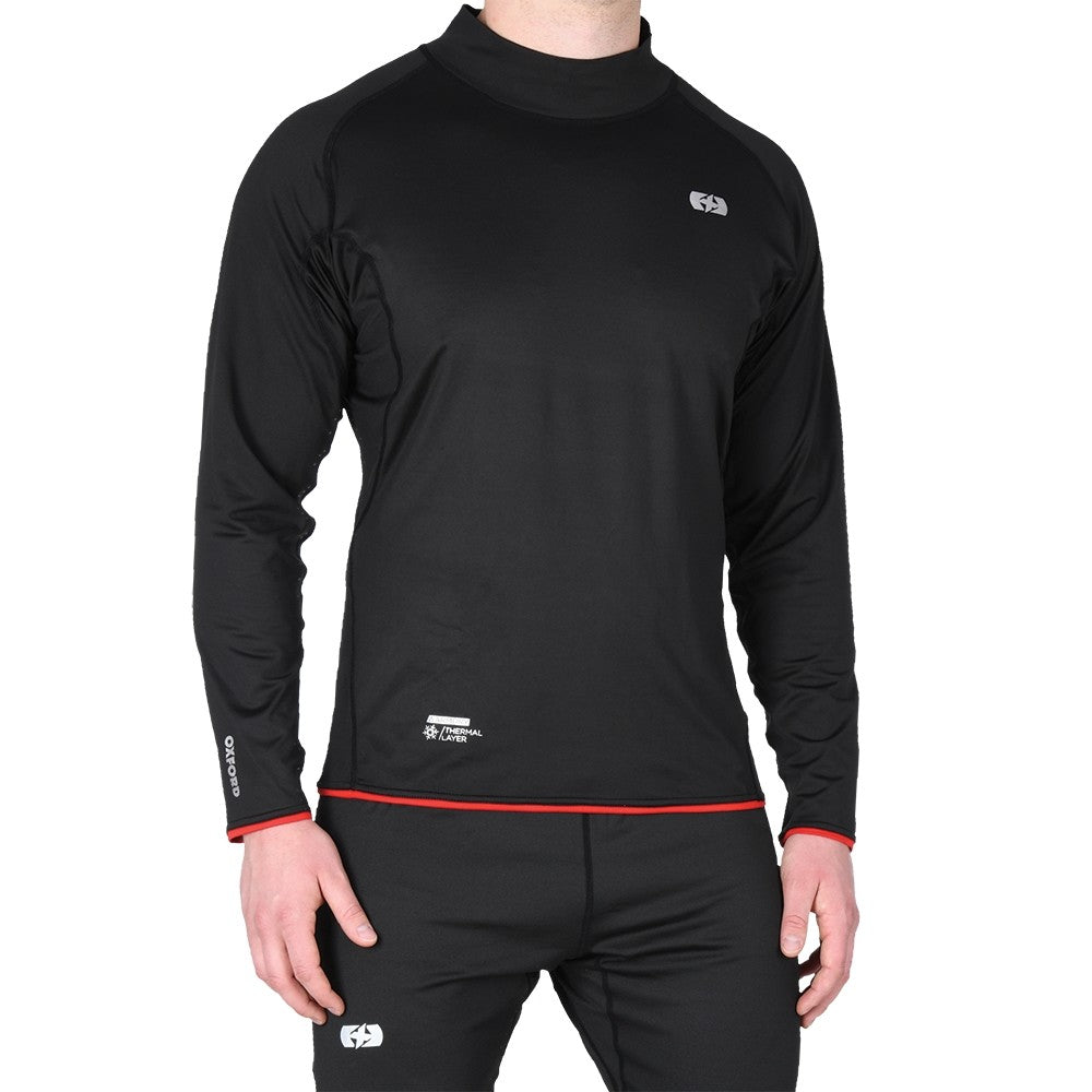 Oxford Layers Warm Dry Motorcycle Thermal Base Layers High Turtle Neck Top