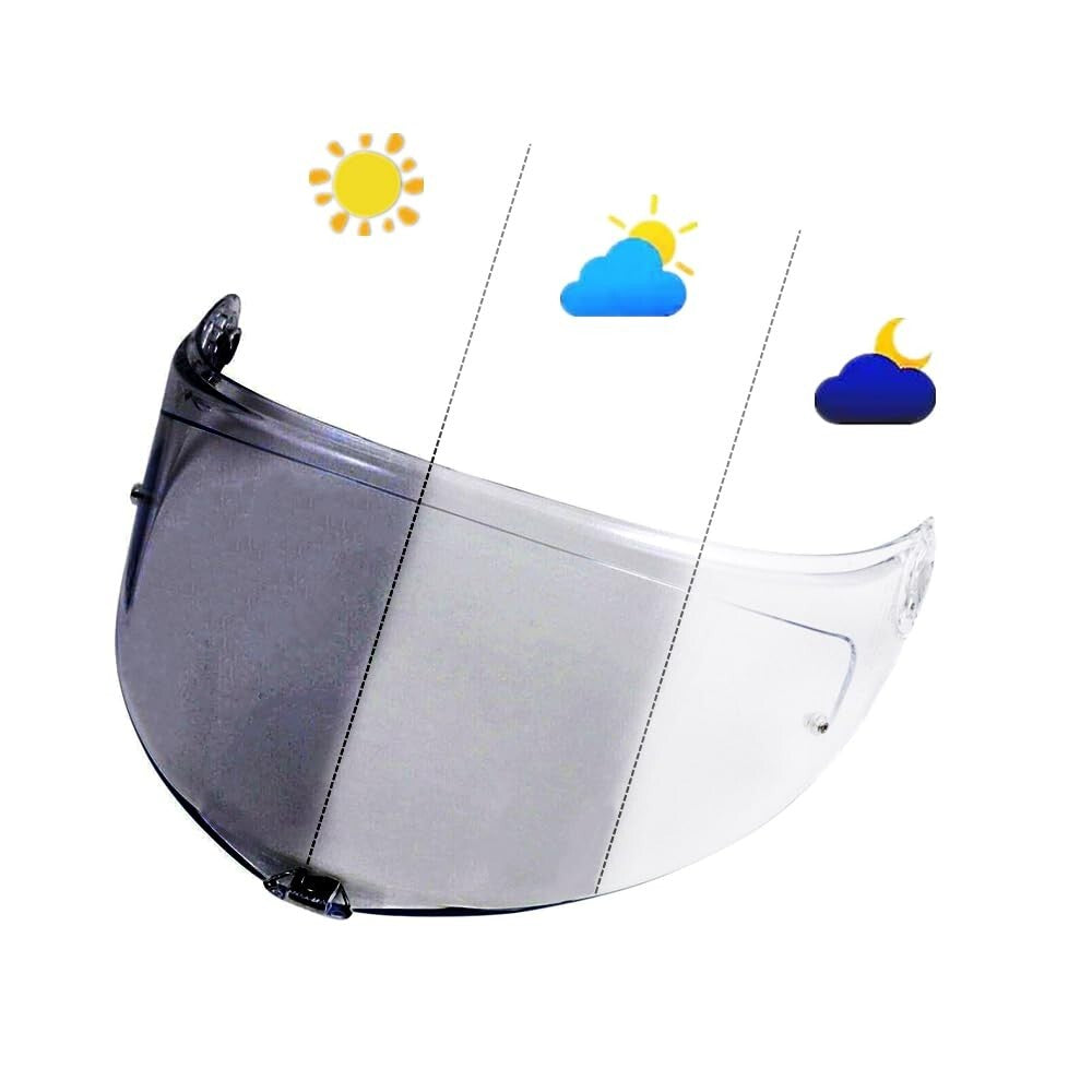 Genuine AGV SP1 K6 Photochromic Adaptive Helmet Visor Fits AGV K6 K6S