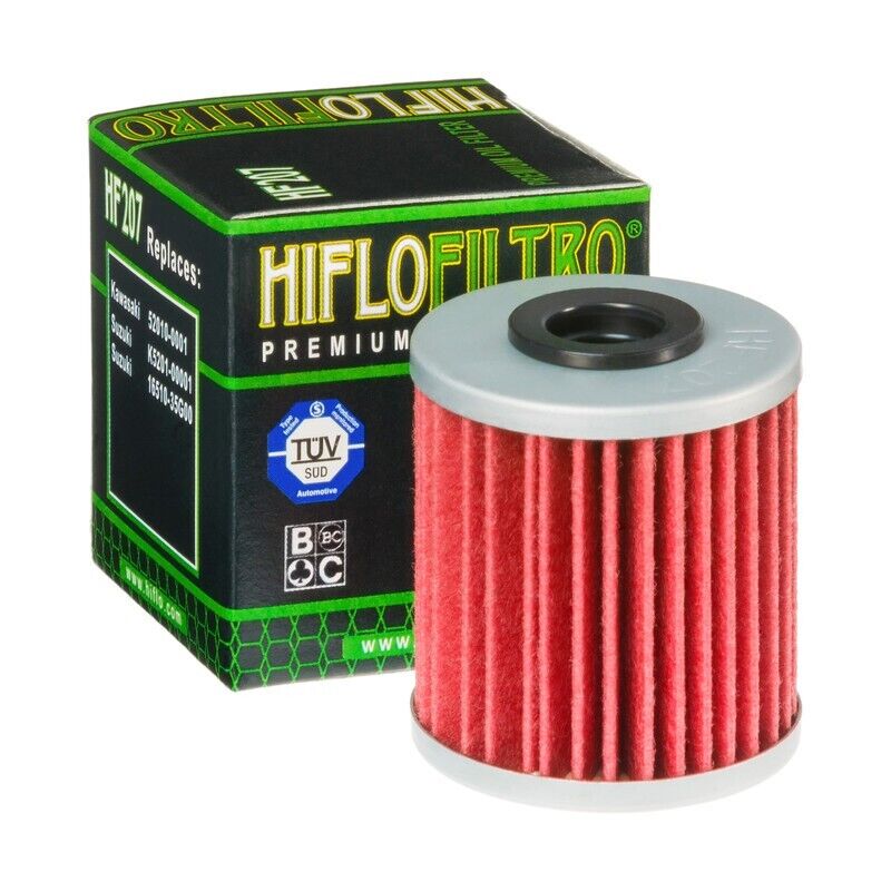 Hiflo Filtro HF207 Motorcycle Motorbike Oil Filter Replaces Betamoto Suzuki