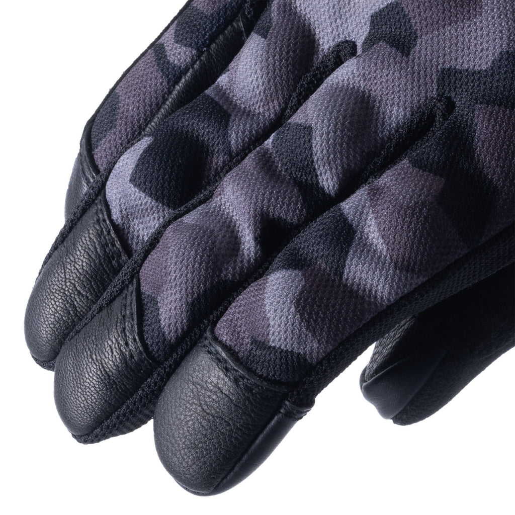 Oxford Byron Mixed Summer Motorcycle Motorbike Gloves - Grey Camo