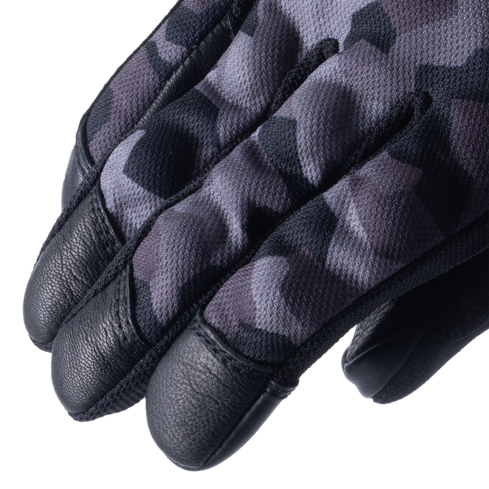 Oxford Byron Mixed Summer Motorcycle Motorbike Gloves - Grey Camo