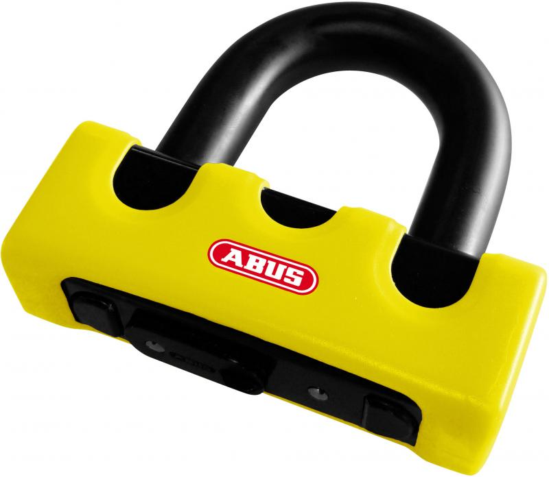 Abus Granit Power XS67 Sold Secure Gold Motorcycle Motorbike Disc Lock - Yellow