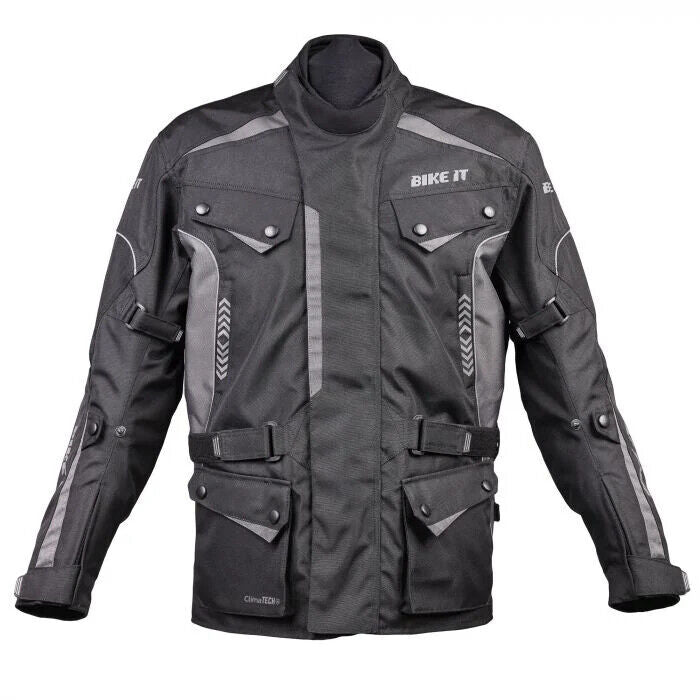 Bike It Burhou All-Season Waterproof CE AA Motorcycle Motorbike Adventure Jacket