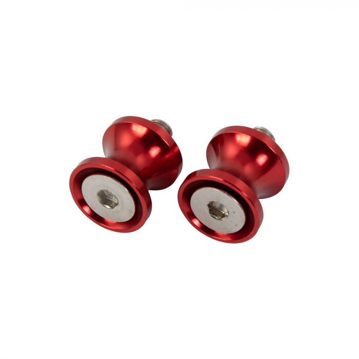 Bike It Red 8mm 1.25 Pitch Paddock Stand Bobbins  -  PDSBOB8R
