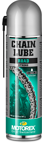 Motorex Road Strong White Motorcycle Motorbike O X Ring Chain Lube Spray - 500ml