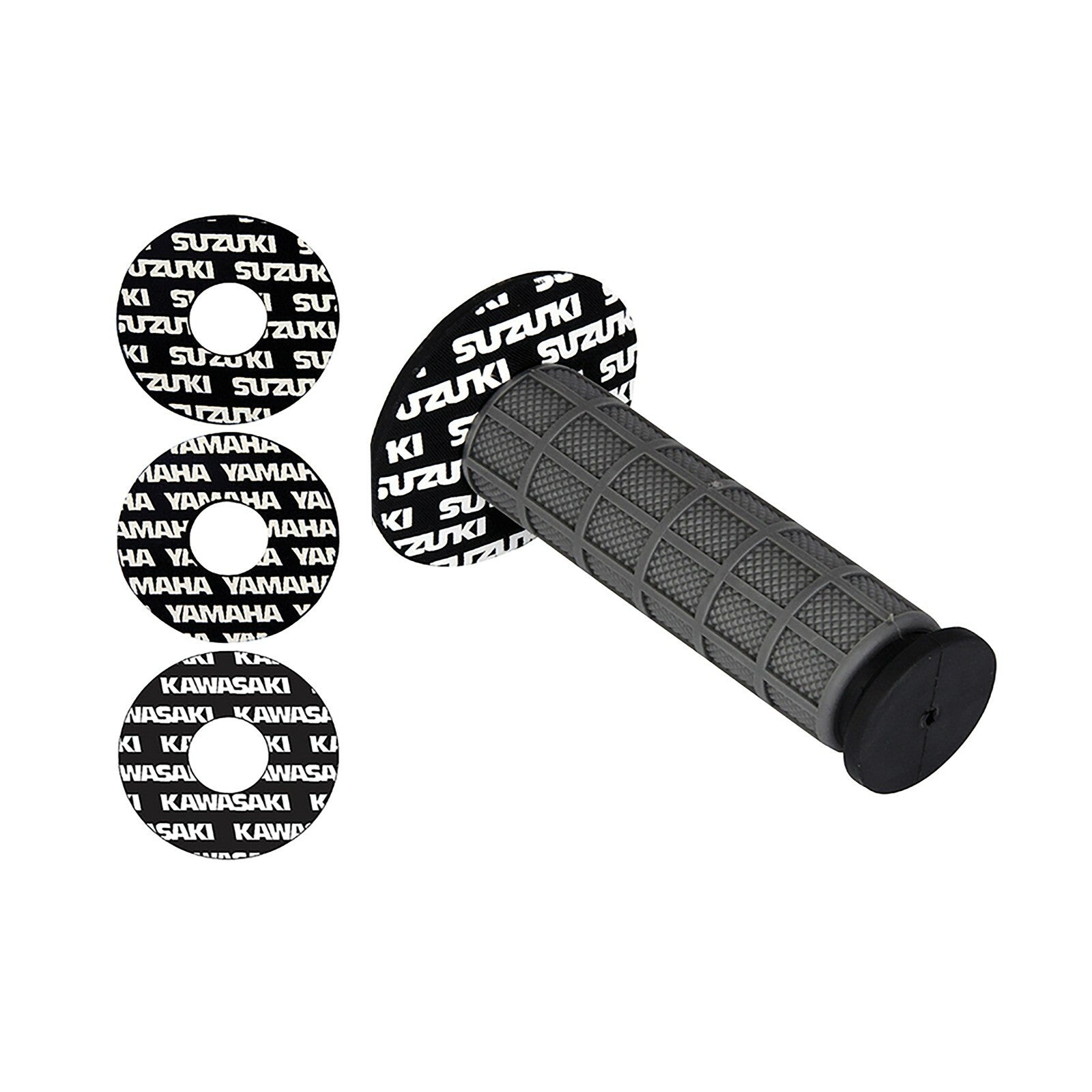 Bike It Motorcycle Motorbike Enduro MX Off Road Neoprene Grip Donuts Suzuki Pair
