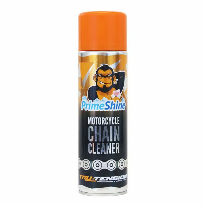 Tru Tension Prime Shine Motorcycle Motorbike Chain Cleaner 500ml
