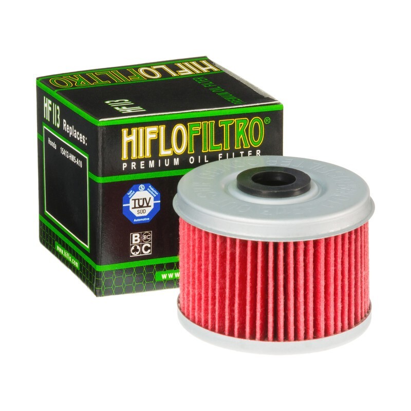 Hiflo Filtro HF113 Motorcycle Motorbike Oil Filter Replaces Honda 15412-HM5-010