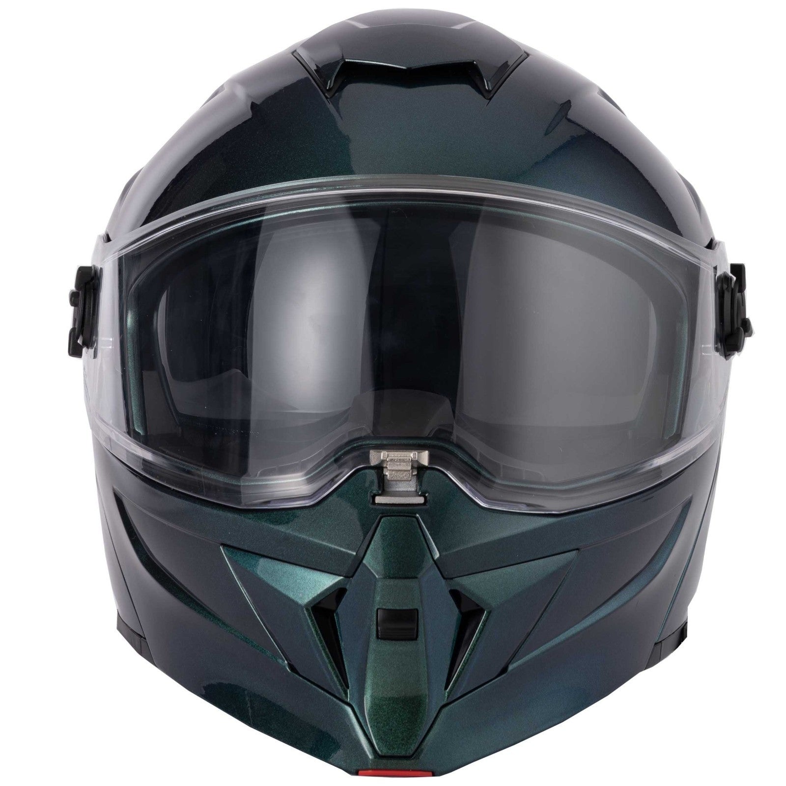 VCAN H276 Gradient Green Blue Flip Front ECE 2206 Motorcycle Motorbike Helmet