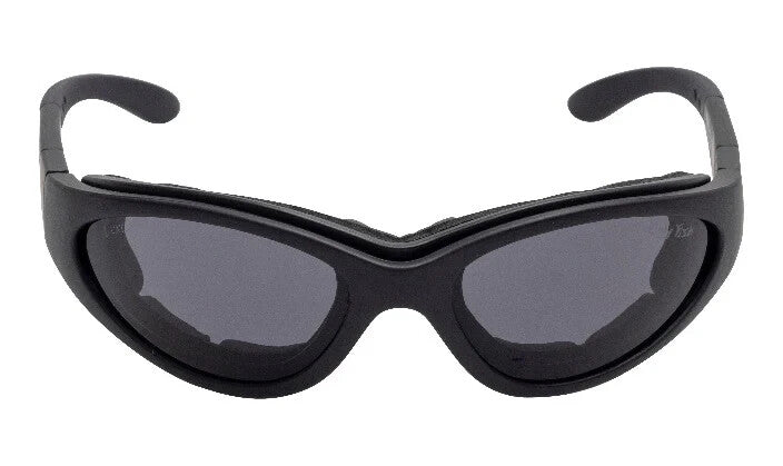 Ugly Fish RS04282 Motorcycle Motorbike Sunglasses - Matt Black Frame/Smoke Lens
