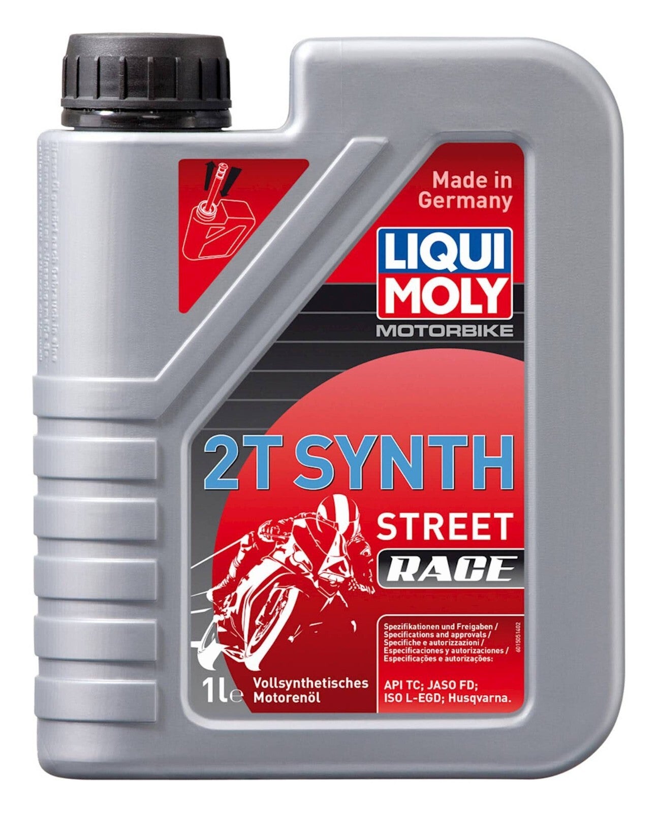 Liqui Moly 2T Fully Synthetic Street Race 2 Stroke Motorcycle Motorbike Oil 1L