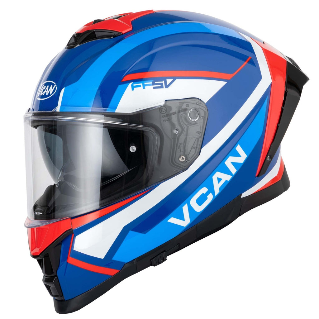 Vcan H162 X-Zero Blue Red ECE2206 ACU Gold Motorcycle Motorbike Full Face Helmet
