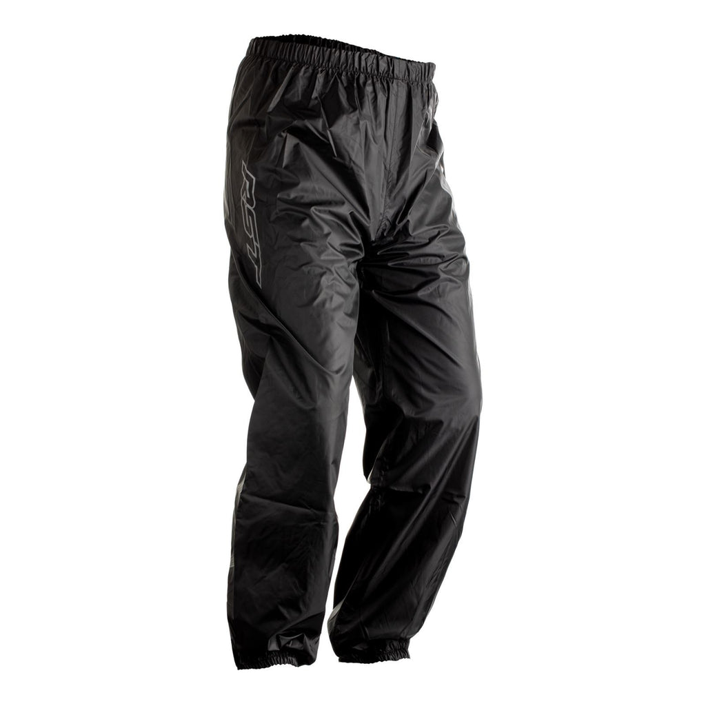 RST Waterproof Lightweight Motorcycle Motorbike Rain Over Pants Black