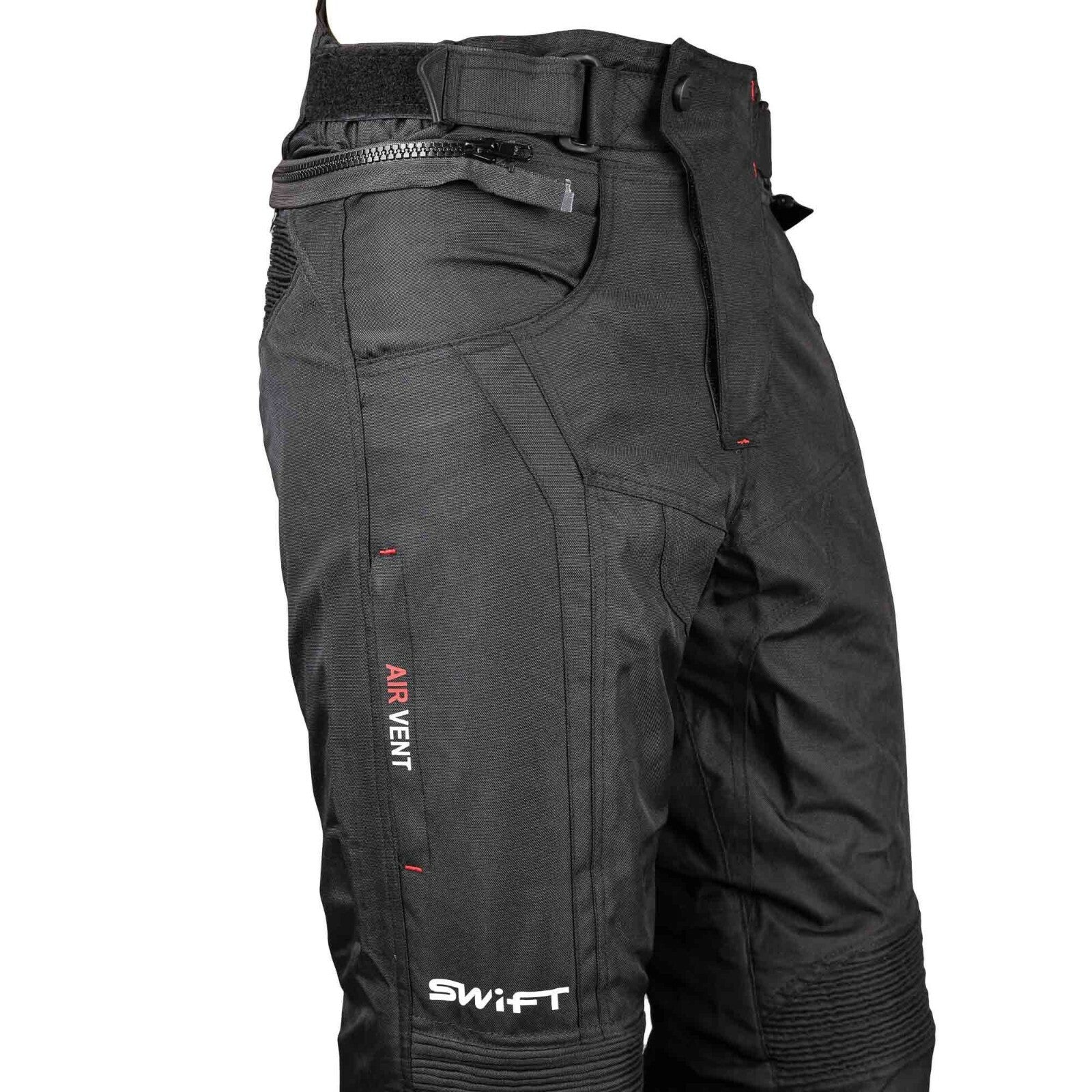 Swift S1 Waterproof Motorcycle Motorbike Textile Armoured Road Pants