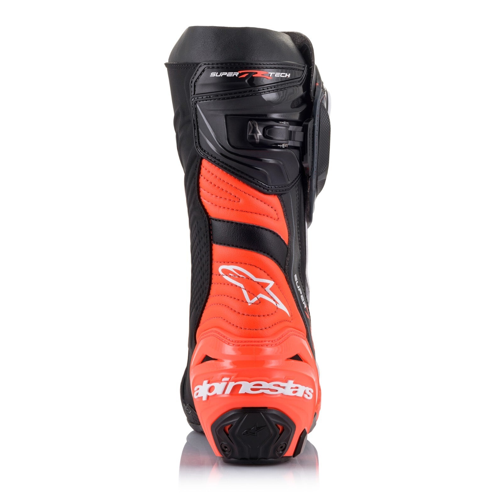 Alpinestars Supertech R Motorcycle Bike Sports Trace Race Boots Black White Red