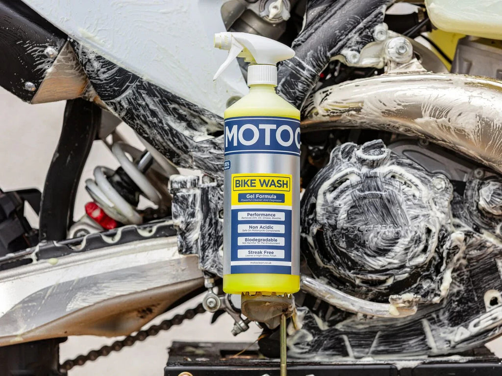 Motoclean Gel Motorcycle Motorbike Bike Wash Non Acidic Cleaner Degreaser - 1L