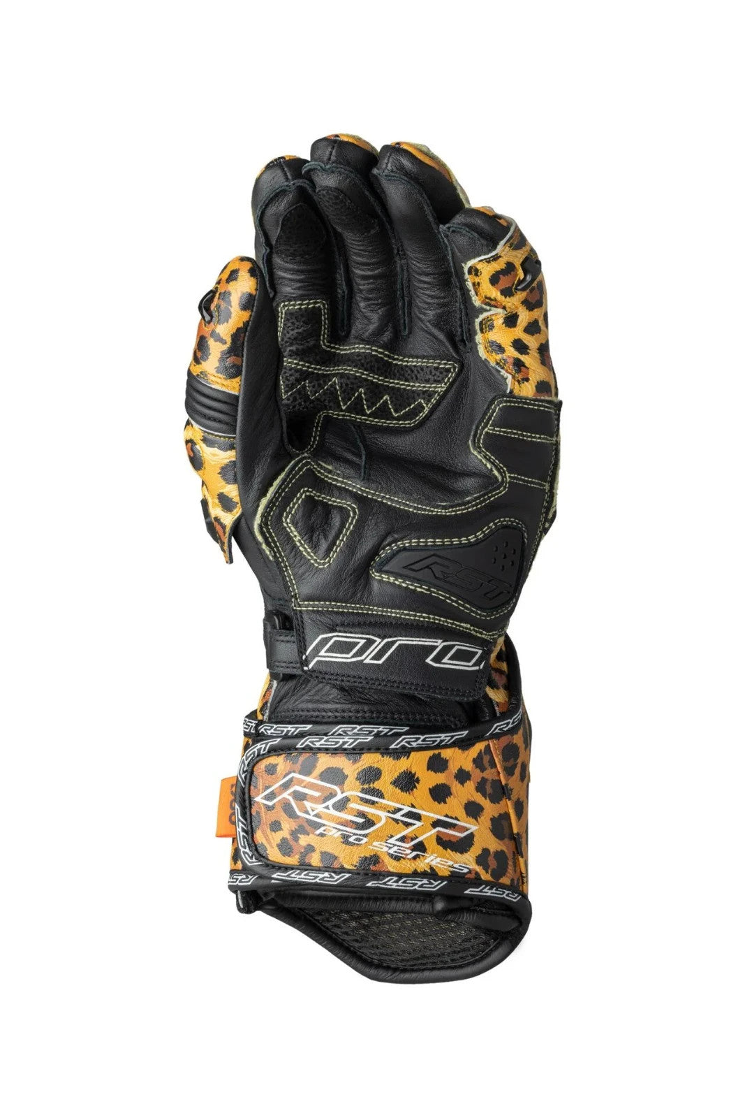 RST Pro Series GP D3O Kangaroo Leather Sports Motorcycle Limited Leopard Print
