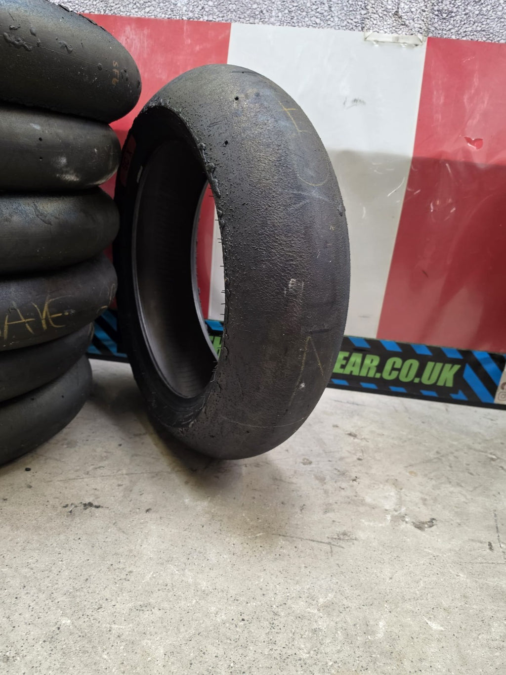 Pirelli Diablo Superbike SCX 120/70-17 Used BSB Scrub Motorcycle Tyre - SR4
