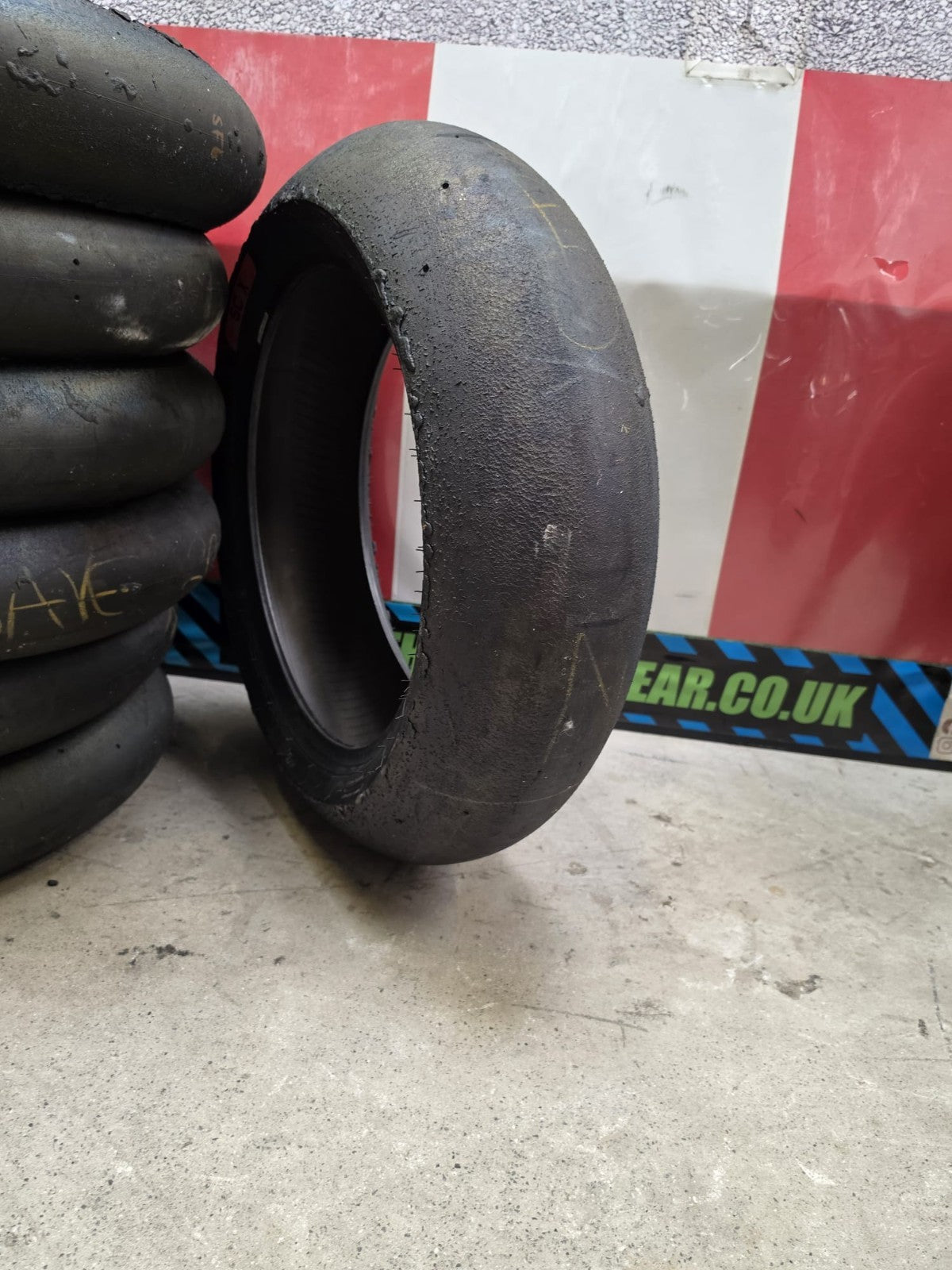 Pirelli Diablo Superbike SCX 120/70-17 Used BSB Scrub Motorcycle Tyre - SR4