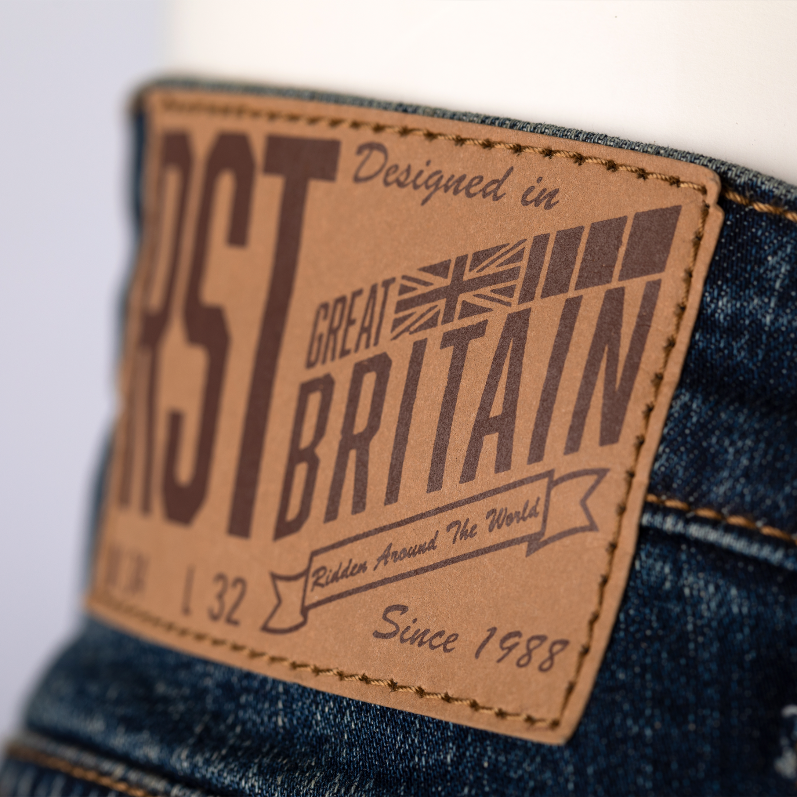 RST Straight Leg 2 CE Motorcycle Motorbike Mens CE Aramid Demin Jean - Blue