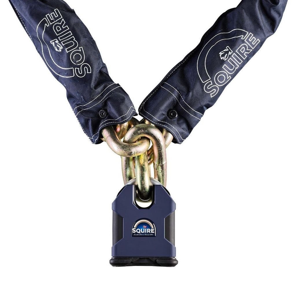 Motorcycle Bicycle Squire Behemoth 22mm Chain SS100CS inc. Sold Secure - Diamond