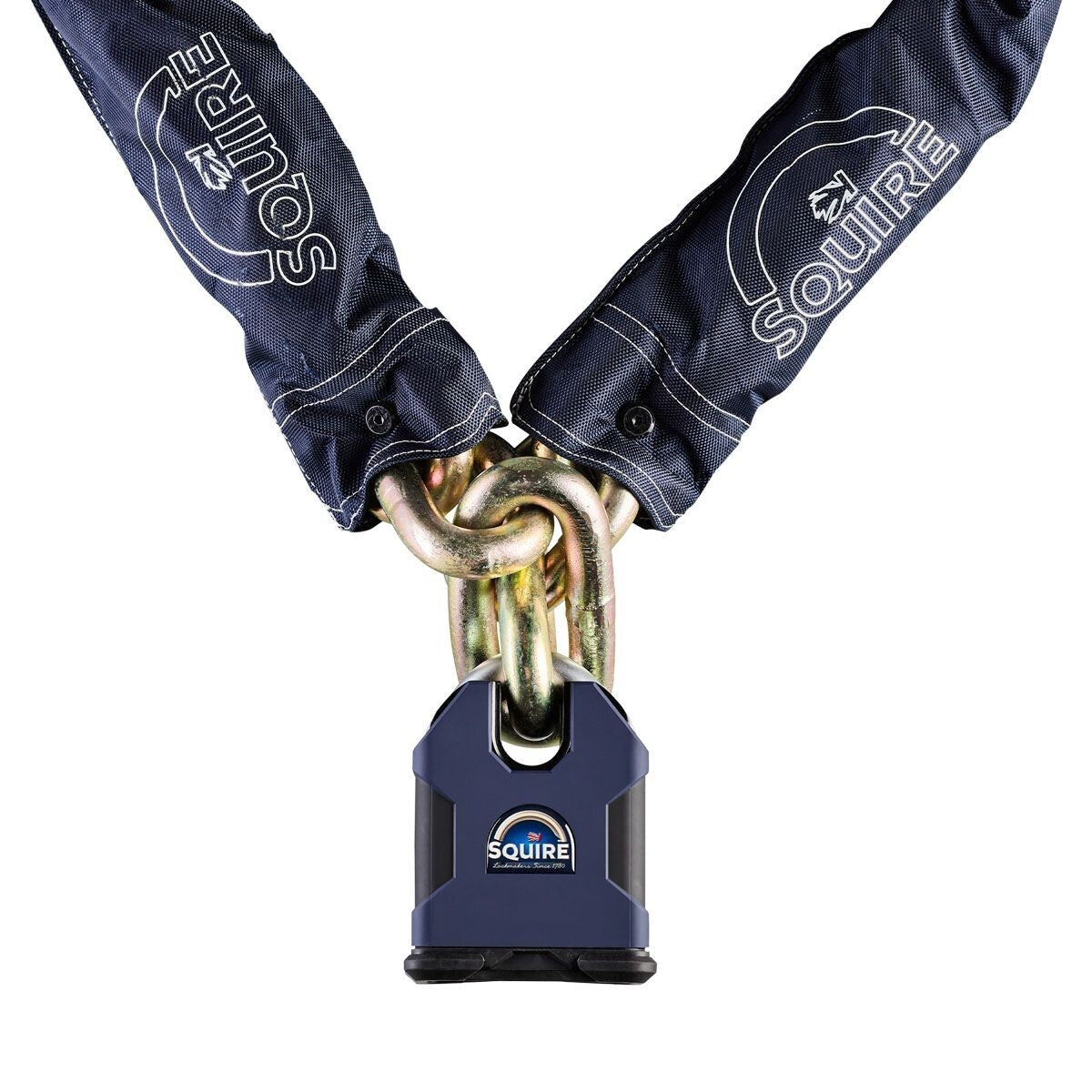 Motorcycle Bicycle Squire Behemoth 22mm Chain SS100CS inc. Sold Secure - Diamond