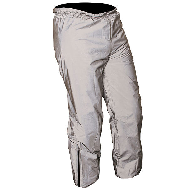 Weise Vision HiVis Reflective Waterproof Motorcycle Motorbike Over Pants Silver