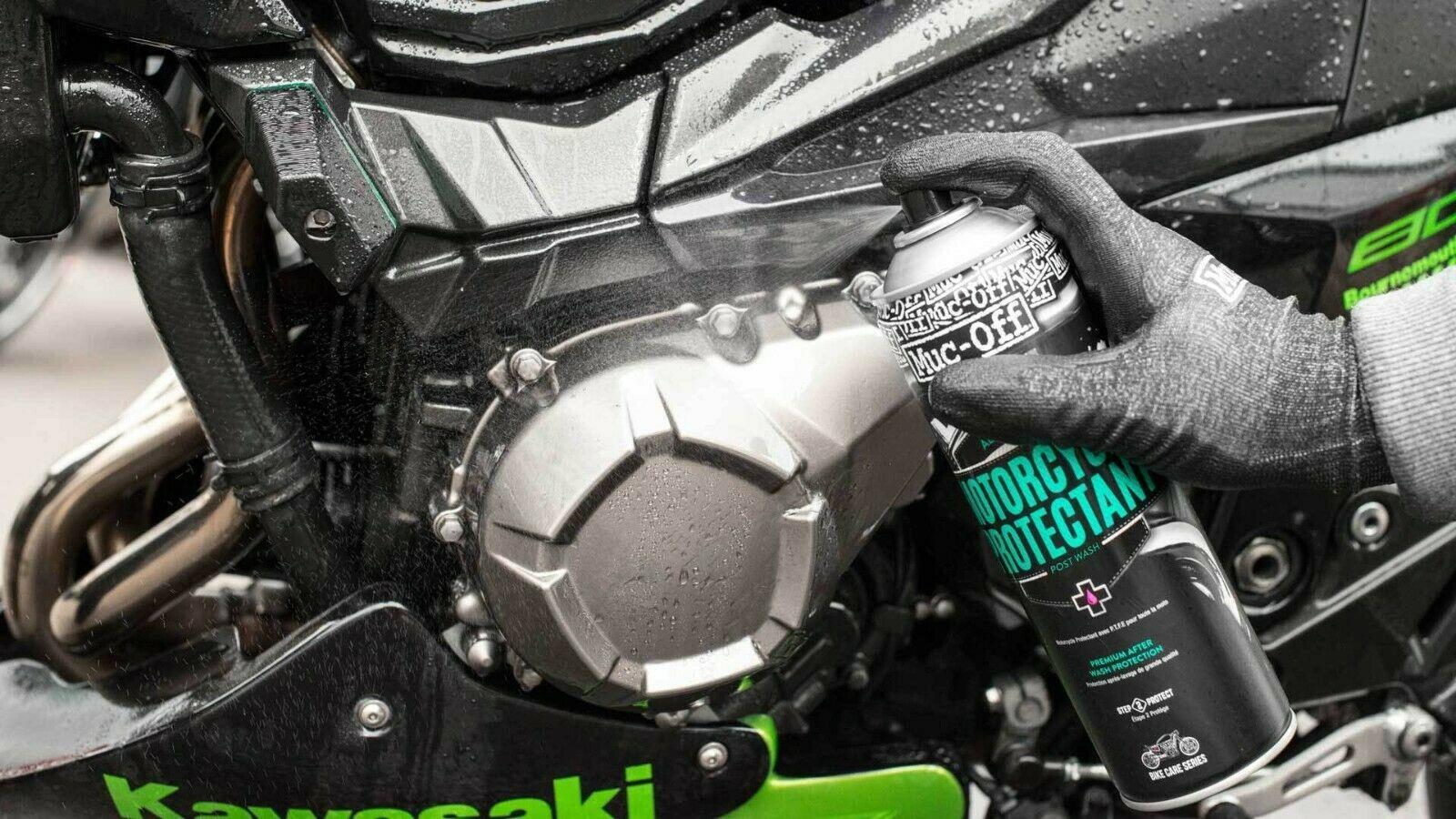 Muc-Off Motorcycle Motorbike Protectant All Over Post Wash Spray Large 750ml Tin