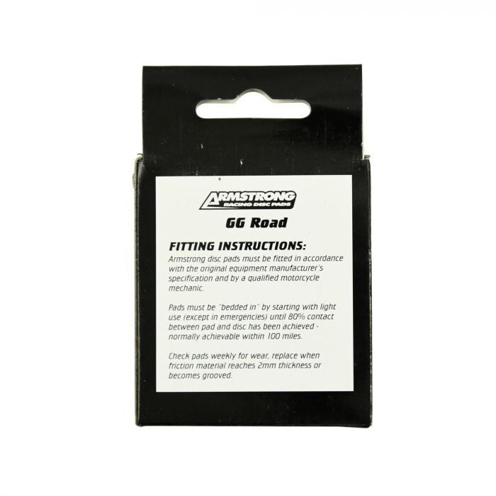 Armstrong GG Range Road Front Brake Pads - PAD230172 - FA182 - DB7240