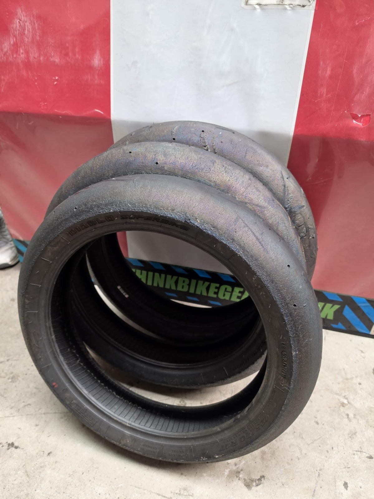 Pirelli Diablo Superbike SC0 120/70-17 Used BSB Scrub Motorcycle Tyre - SR1