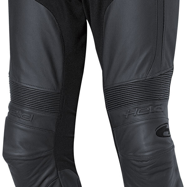 Held Turn Leather Sports Motorcycle Motorbike Pants Trousers Jeans - Black