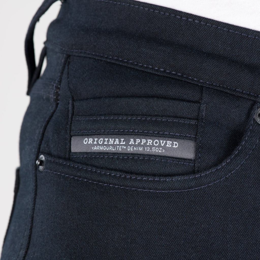 Oxford Super Stretch CE AA Motorcycle Motorbike Slim Jeans Indigo Blue