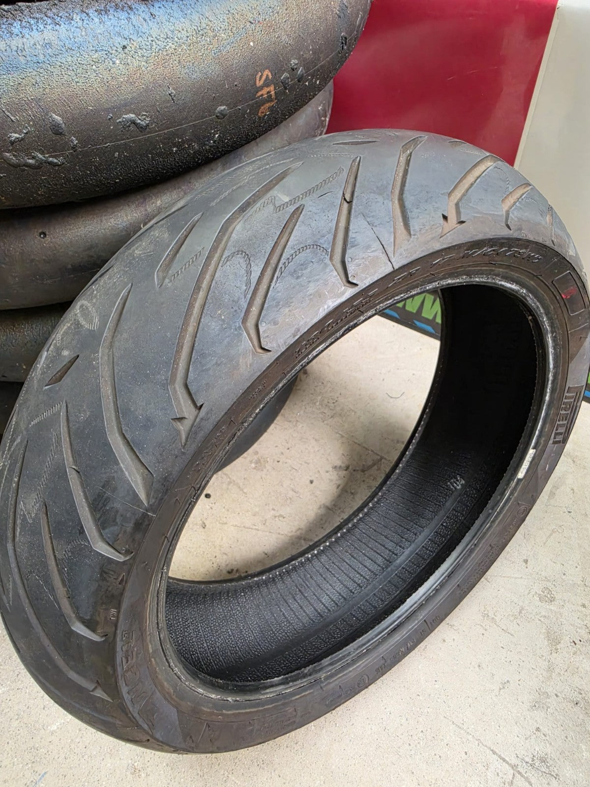 Pirelli Angel ST 180/55 17 rear motorcycle tyre- grade A tyre