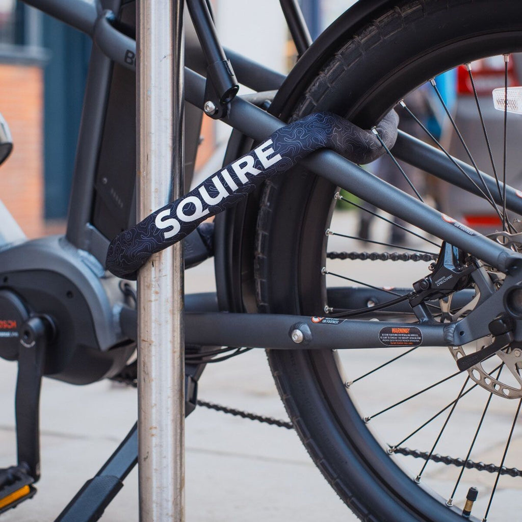 Squire Chainlock 10 Diamond Sold Secure Bicycle 10mm Steel Chain 85cm Length
