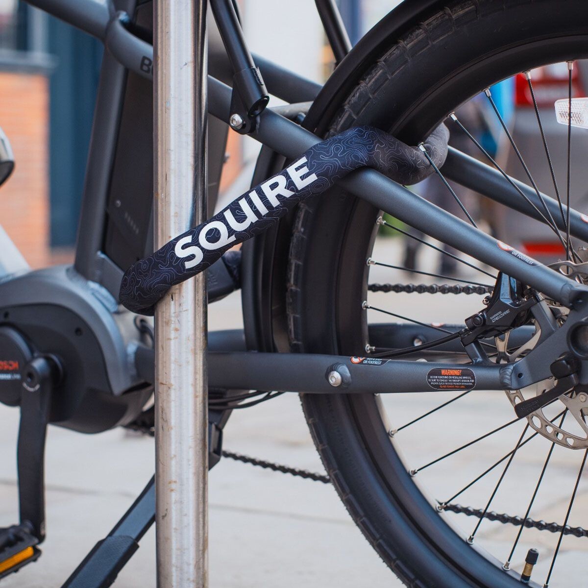 Squire Chainlock 10 Diamond Sold Secure Bicycle 10mm Steel Chain 85cm Length