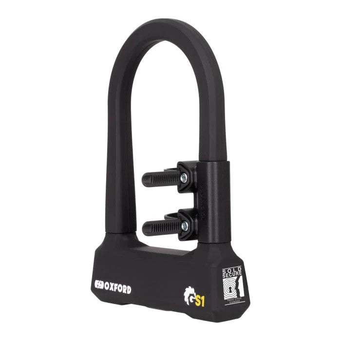Oxford Grinder S1 Sold Secure Dimond High Security Motorcycle Bike Short U-Lock