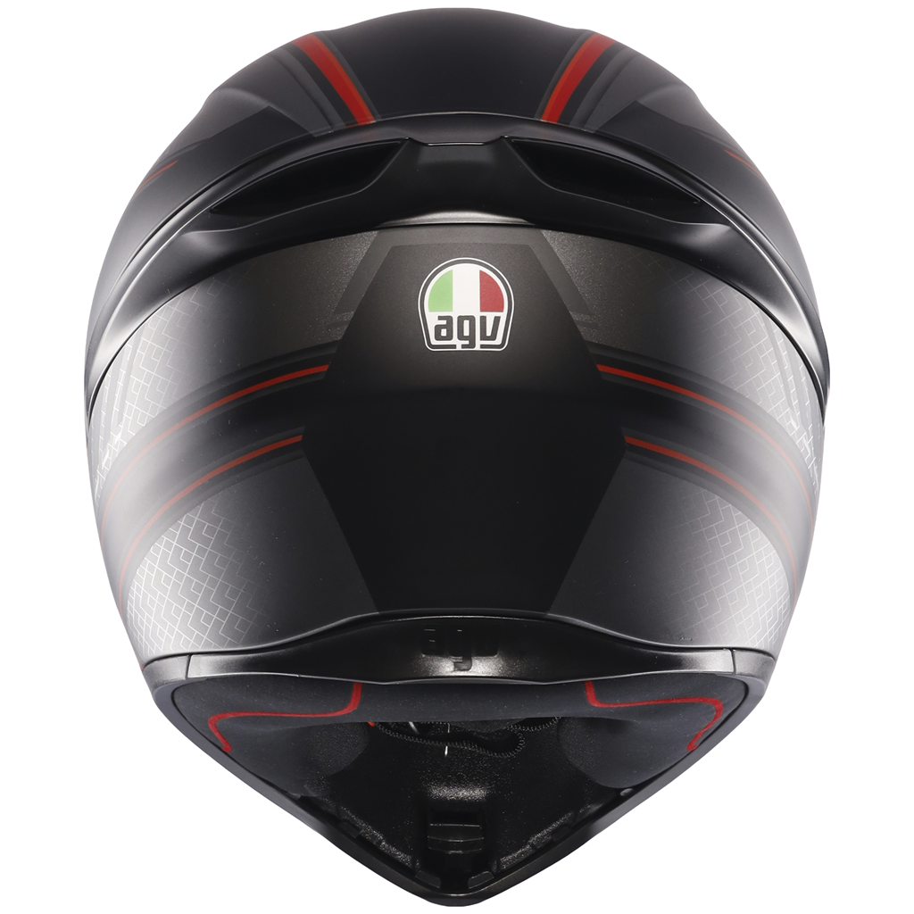AGV K1S Sling Matt Black Red ECE2206 Full Face Motorcycle Motorbike Helmet