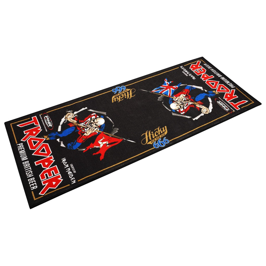 BikeTek Iron Maiden Hicky Trooper Motorbike Workshop XL Rubber Backed Garage Mat