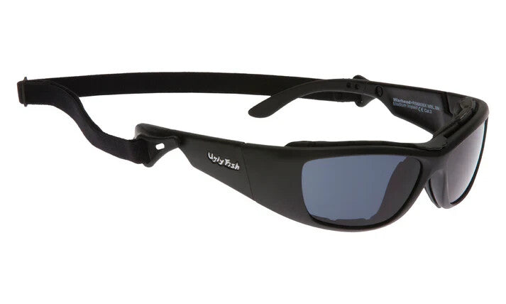 Ugly Fish RS6606X Motorcycle Motorbike Sunglasses - Matt Black Frame/Smoke Lens