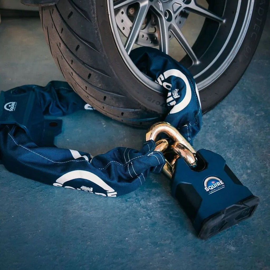 Motorcycle Bicycle Squire Behemoth 22mm Chain SS100CS inc. Sold Secure - Diamond