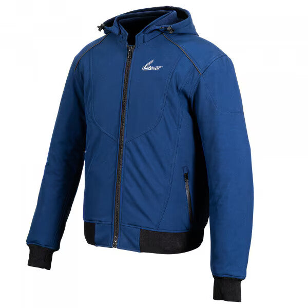 Weise Axel Textile Softshell Waterproof CE Motorcycle Motorbike Jacket - Blue