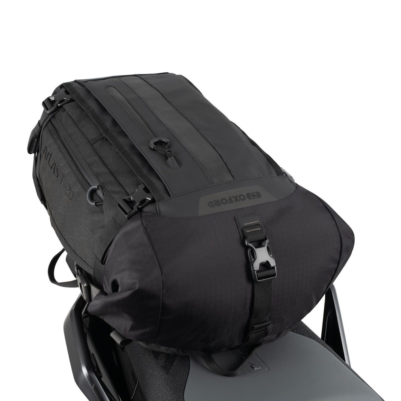 Oxford Atlas T-20 Advanced Motorcycle Motorbike Tourpack Black - OL00101