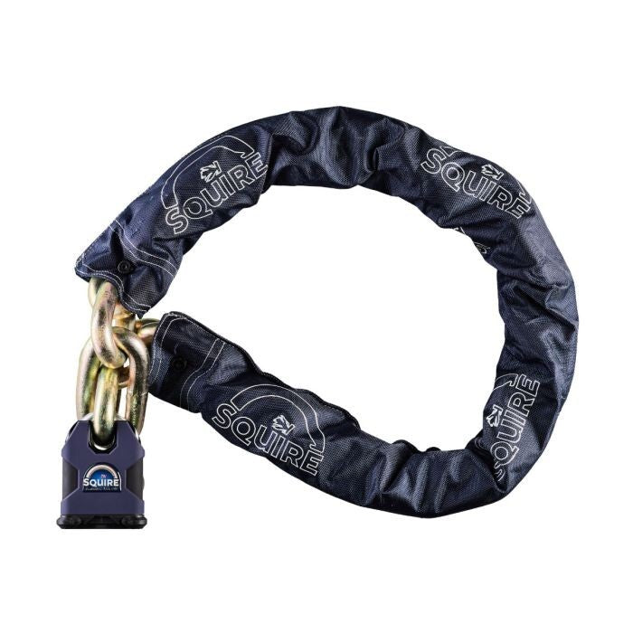 Motorcycle Bicycle Squire Leviathan 22mm Chain SS80CS inc. Sold Secure - Diamond