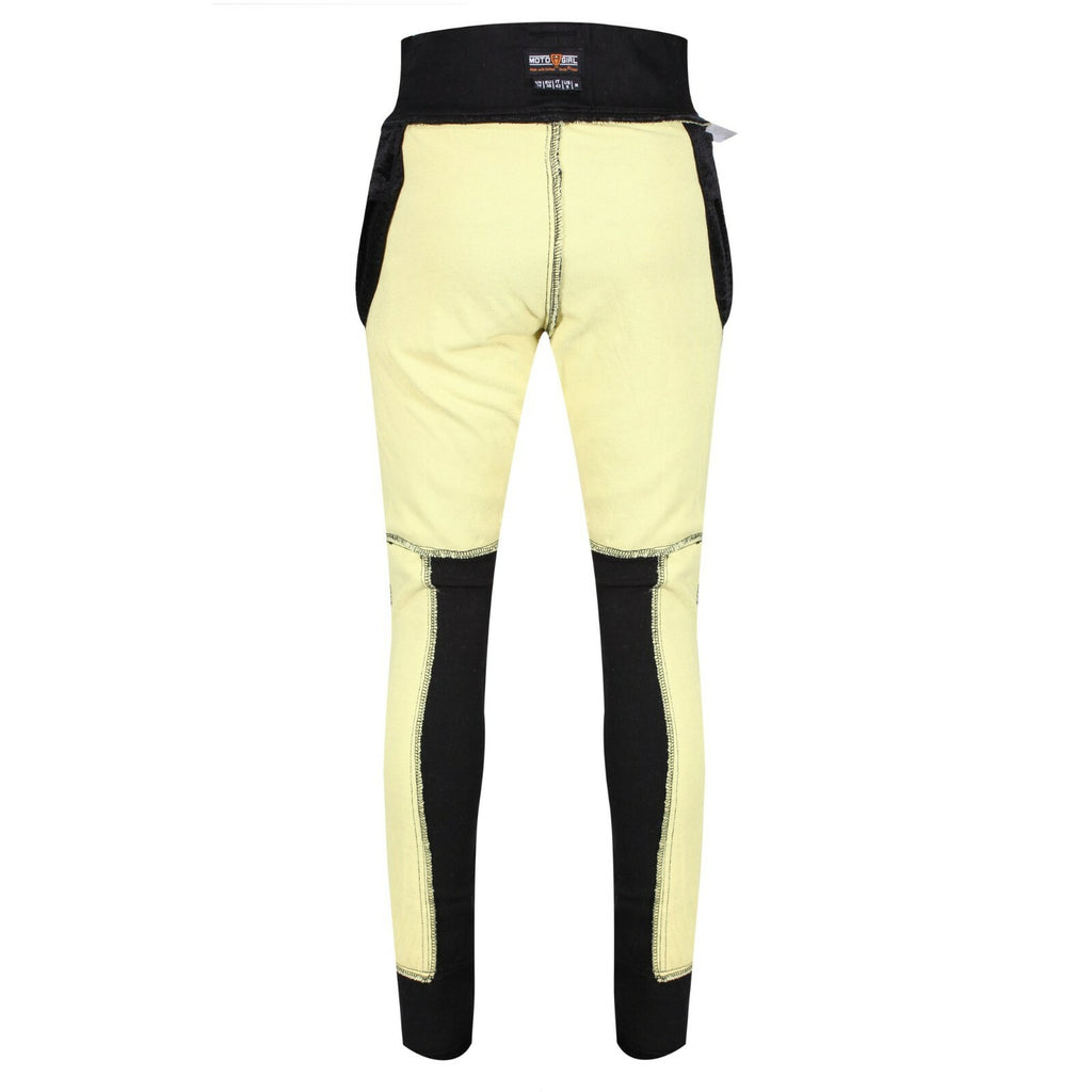 Moto Girl Melissa Ladies Aramid Lined Motorcycle Motorbike Black Jeggings