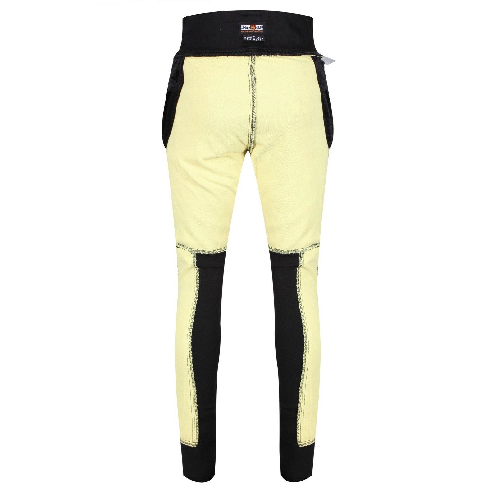 Moto Girl Melissa Ladies Aramid Lined Motorcycle Motorbike Black Jeggings